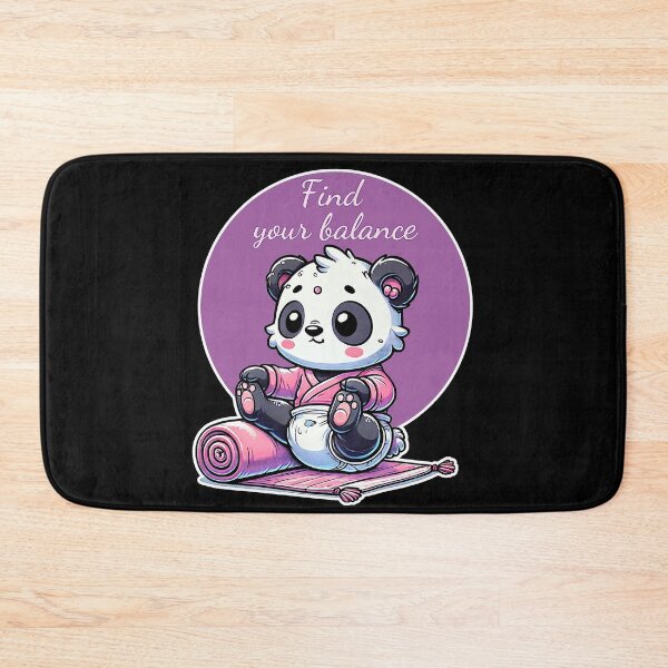 Item preview, Cute panda in child pose designed and sold by lAnJefurtifeu.