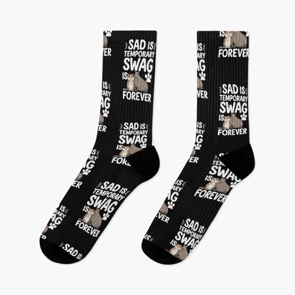 Item preview, Sad Is Temporary Swag Is Forever designed and sold by Redgiant87x.