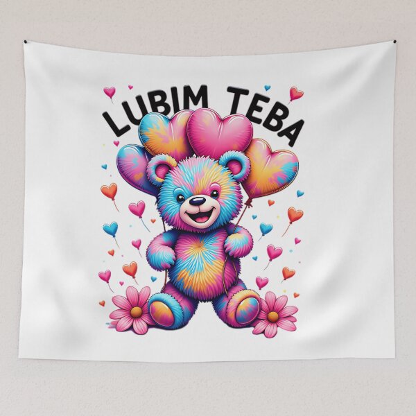 Item preview, Slovak Valentines Lubim Teba Teddy Bear designed and sold by MysticalSVK.