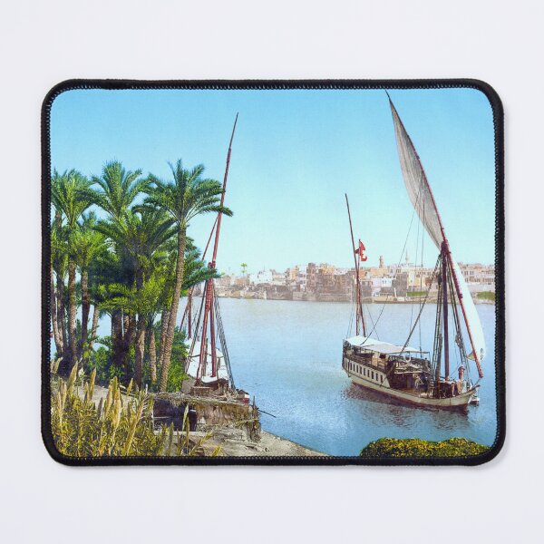 Artikelvorschau, Der Nil in Ägypten entworfen und verkauft von 19th Century in Color.