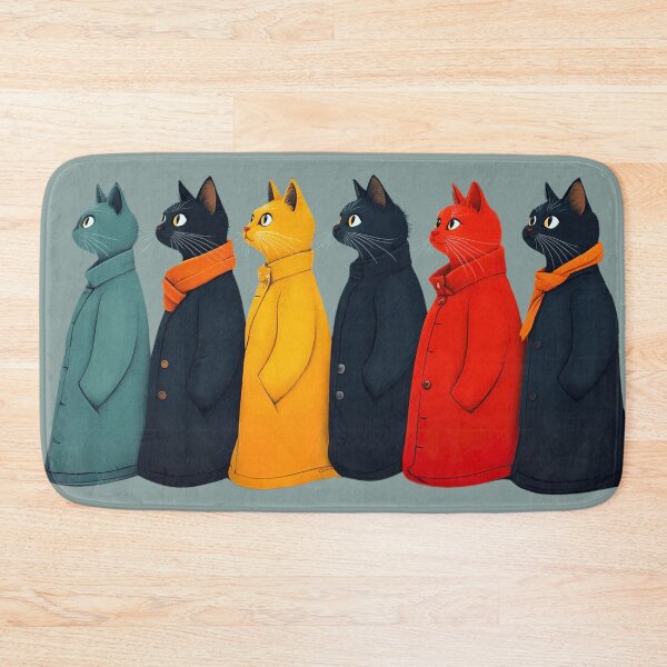 Item preview, CATS WEARING TRENDY WINTER COATS 2025 COLLECTION designed and sold by NikoDeeko.
