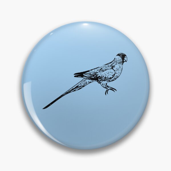 Item preview, Hooded Parrot Black Design  designed and sold by designsasstultd.