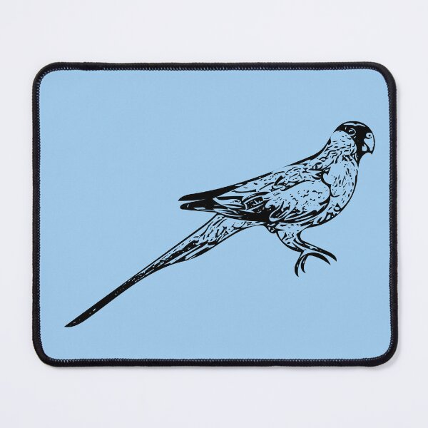 Item preview, Hooded Parrot Black Design designed and sold by designsasstultd.