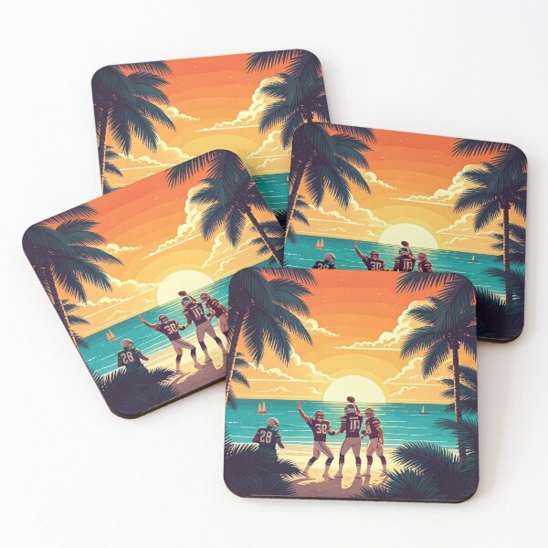 Item preview, Sunset Football Paradise: Tropical Beach Sports Art designed and sold by ashrafzain.