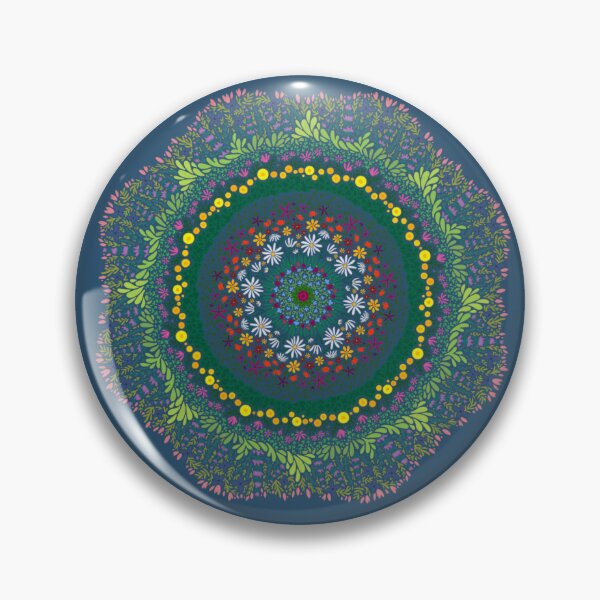 Artikelvorschau, Blumenmandala entworfen und verkauft von Britney Deveault.