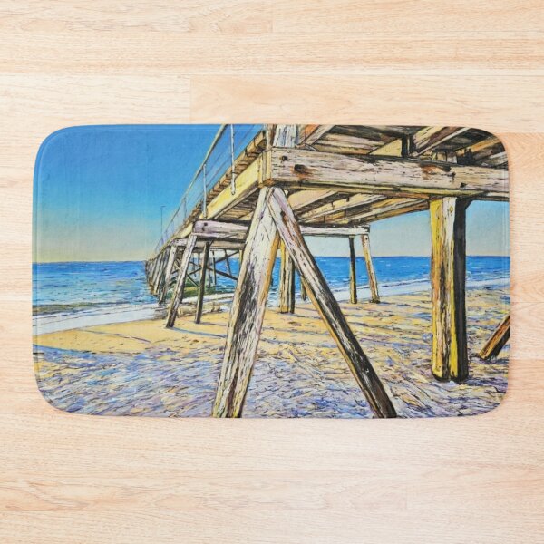 Item preview, Jetty at Golden Hour designed and sold by ChristineDavisArt.