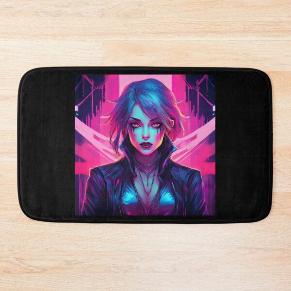 Item preview, Graffiti synthwave Female Vampire Goddess designed and sold by Boxing Kangaroo Retail Company.