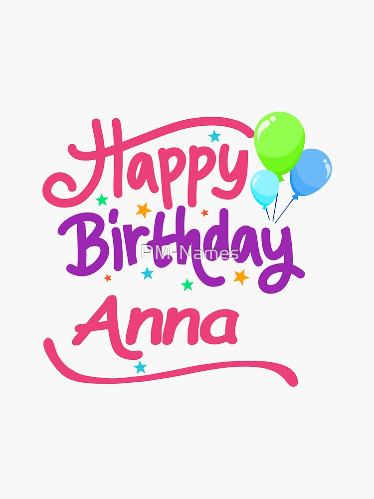 Happy Birthday Anna By The Birthday Crew On Amazon Music