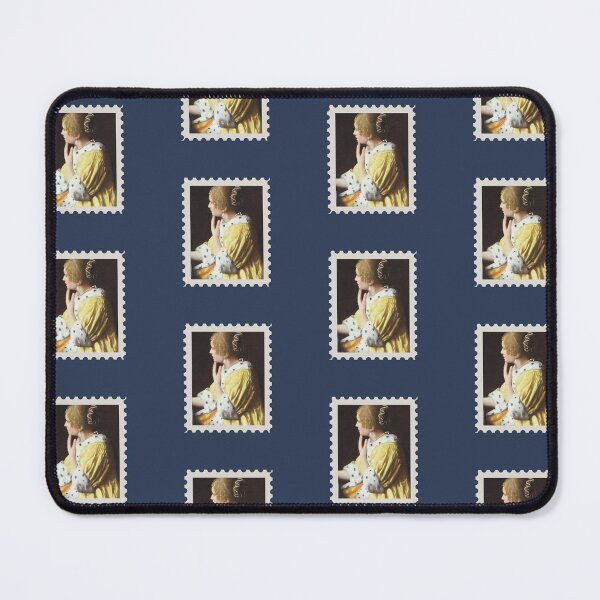 Item preview, Vermeer's Lady Stamp designed and sold by violettebubble.