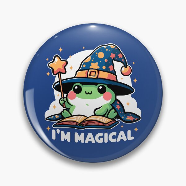 Item preview, Magical Wizard Frog - Cute RPG Pet designed and sold by Studio Mootant.