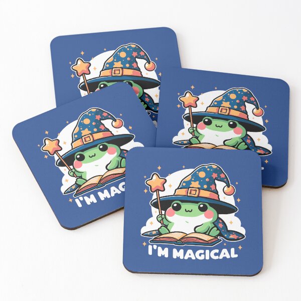 Item preview, Magical Wizard Frog - Cute RPG Pet designed and sold by Studio Mootant.