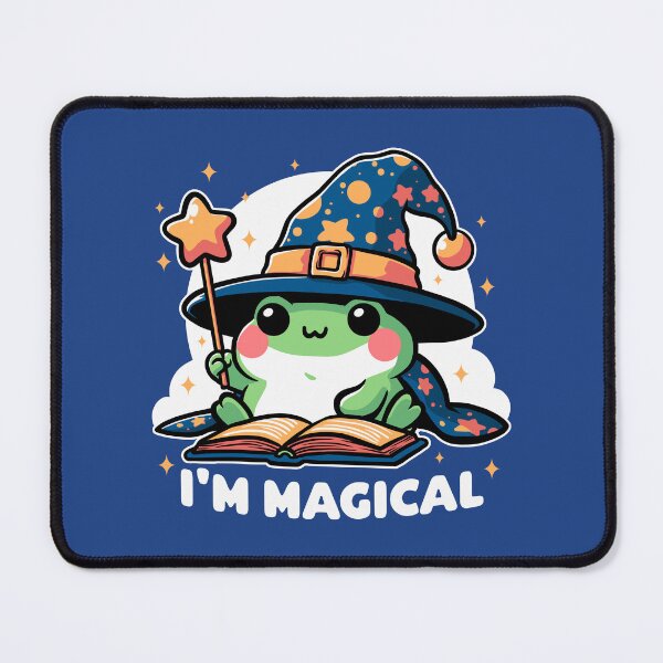Item preview, Magical Wizard Frog - Cute RPG Pet designed and sold by Studio Mootant.