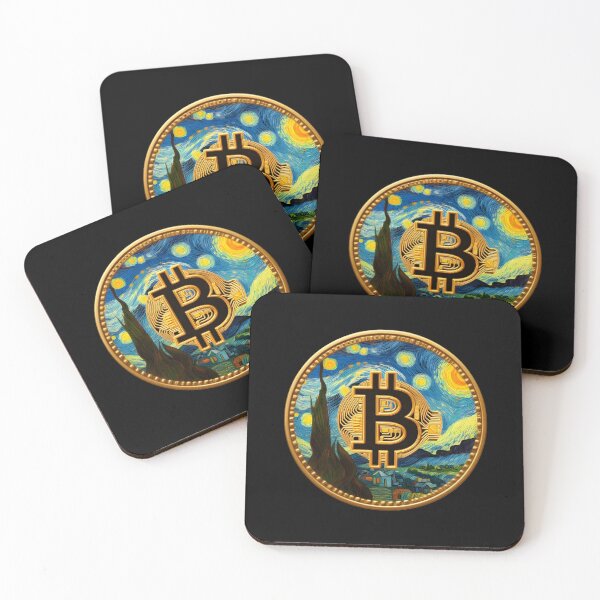 Item preview, Bitcoin x Starry Night  designed and sold by romeobravado.