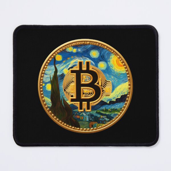 Item preview, Bitcoin x Starry Night designed and sold by romeobravado.