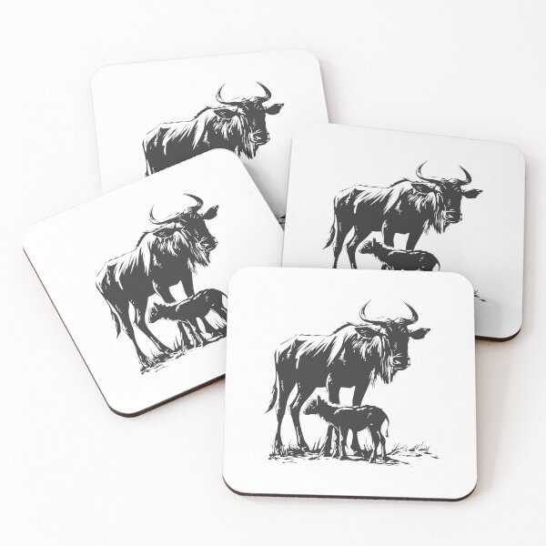 Item preview, Lucky Mama Wildebeest designed and sold by JollyCritters.
