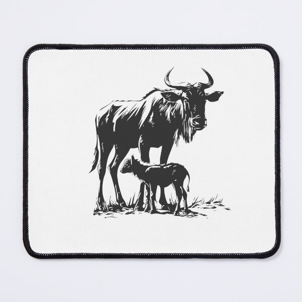 Item preview, Lucky Mama Wildebeest designed and sold by JollyCritters.