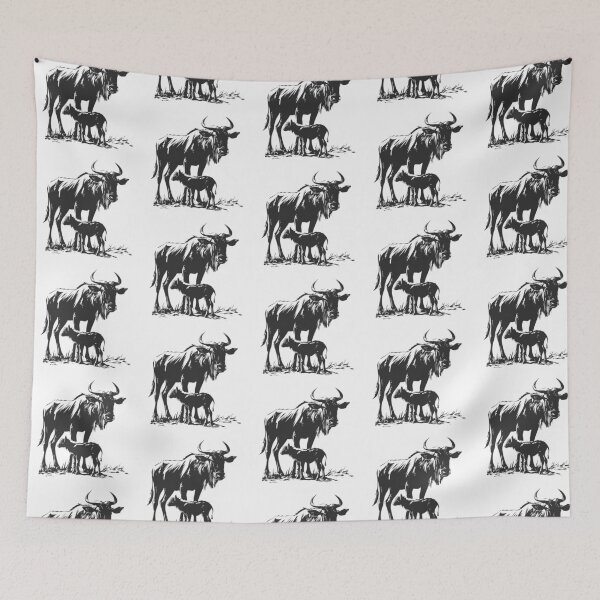 Item preview, Lucky Mama Wildebeest designed and sold by JollyCritters.