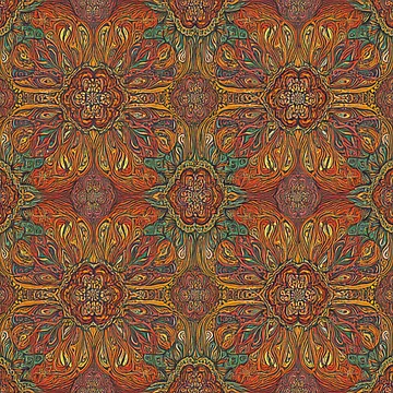 Artwork thumbnail, Sacred Geometry Repeating Pattern by Pattern Unhinged