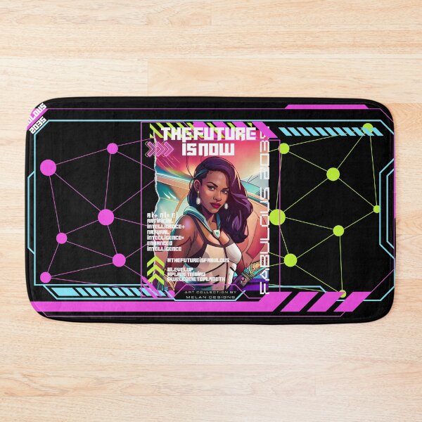 Item preview, Fabulous Futuristic Cyberpunk Woman The Future Is Now  designed and sold by Melan Designs.