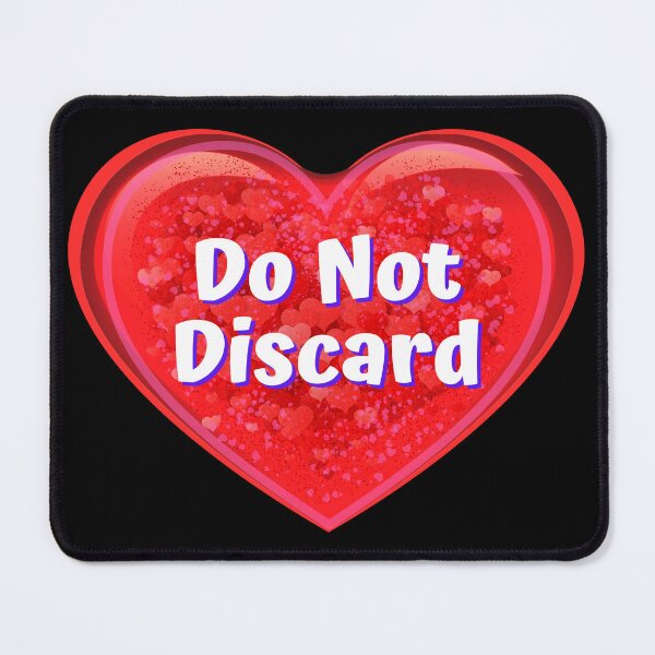 Item preview, HEART:  Do Not Discard - funny valentines signs designed and sold by DesignsFromTW-S.