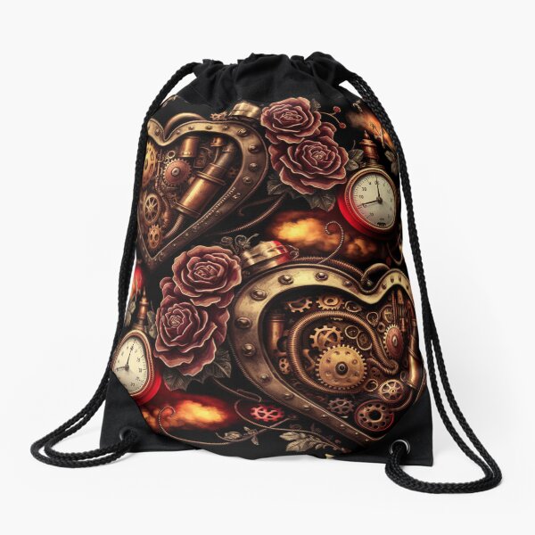 Aperçu de l'œuvre Coeurs Steampunk victoriens Amour et romance industriels créée et vendue par TheIronAviary.