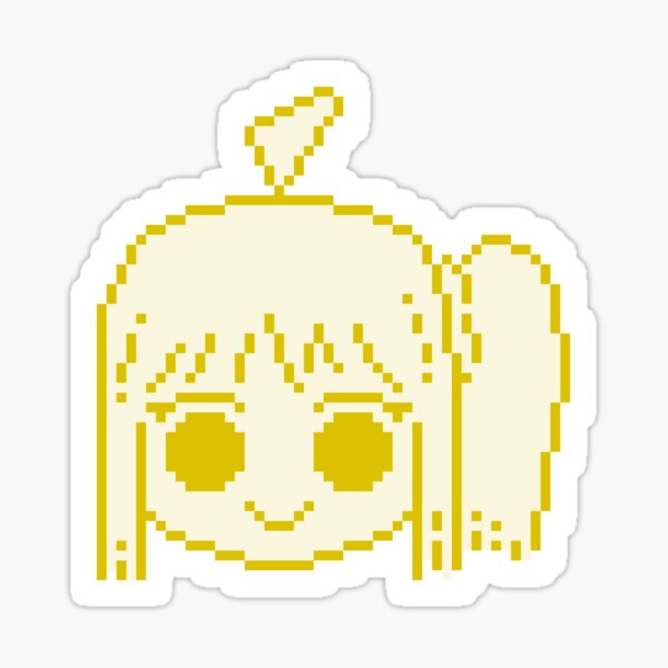 Aperçu de l'œuvre Pixel art monochrome de Nijika créée et vendue par trintaeumnove.