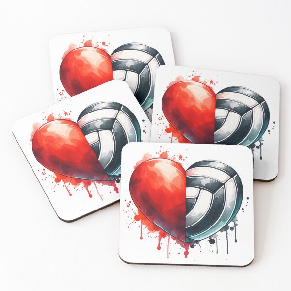 Item preview, Volleyball Heart: Love for the Game designed and sold by bdberto12.