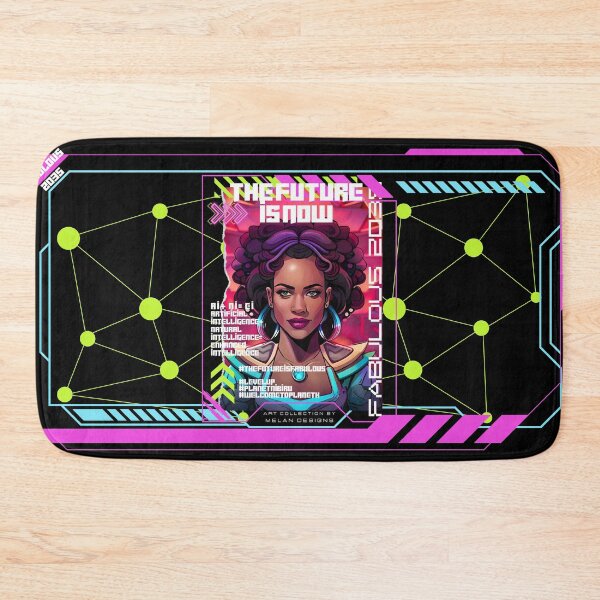 Item preview, The Future Is Now Fabulous Woman Cyberpunk Futuristic  designed and sold by Melan Designs.