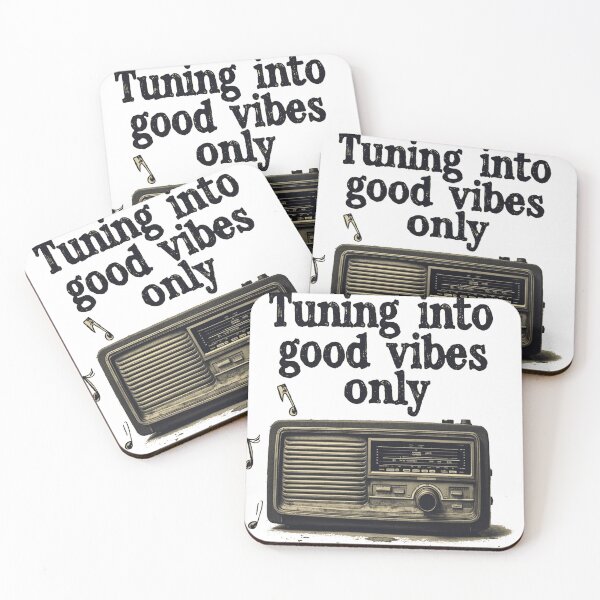 Item preview, Tuning into good vibes only  designed and sold by vizclothing.