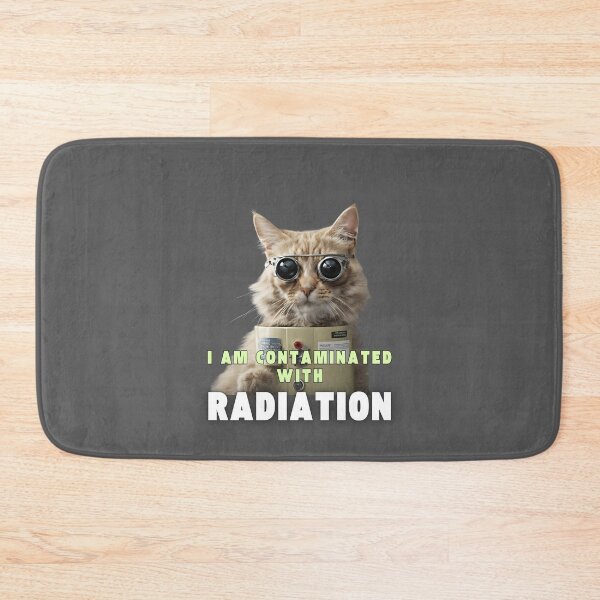 Item preview, Funny cat meme Contaminated with radiation designed and sold by Mayaart83.