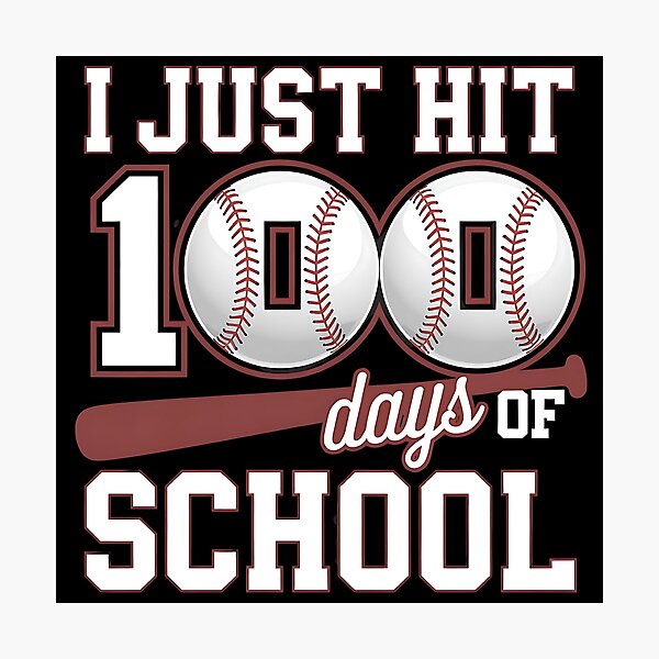 Item preview, 100 Days Of School Baseball 100th Day Boys Kids designed and sold by holly-renee.