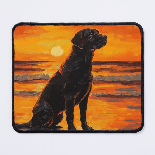 Item preview, A beautiful labrador enjoying the sunset designed and sold by Juli M..