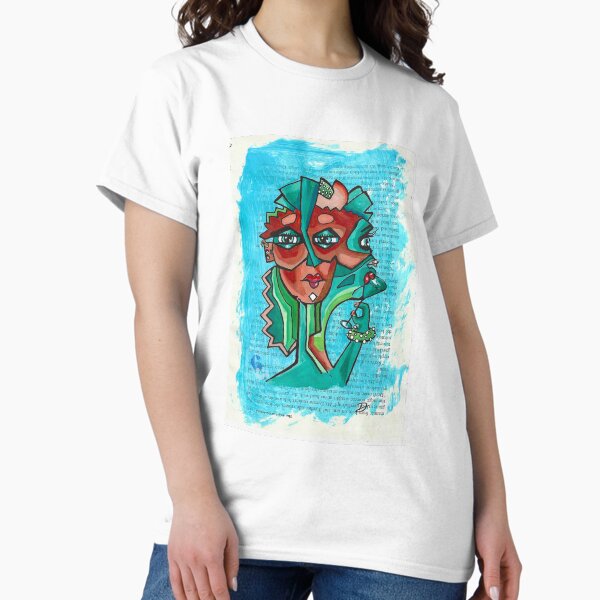 Item preview, cubism teal and a green martini designed and sold by scoobydanks.