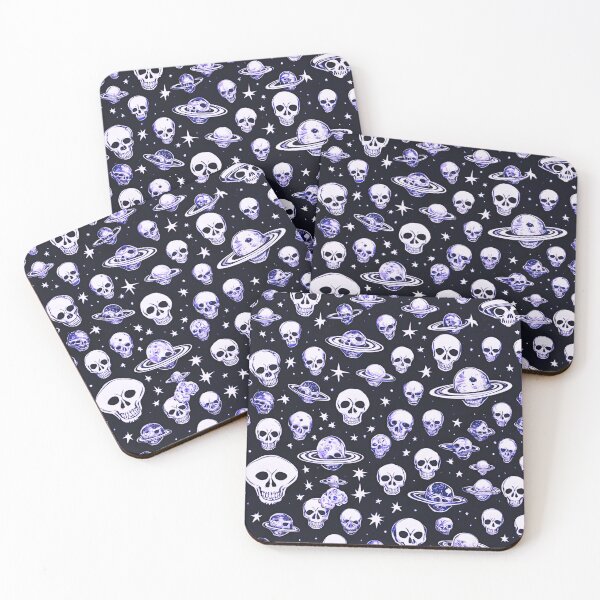 Item preview, Alien Skulls All-Over Design designed and sold by FroggyFly Designs.