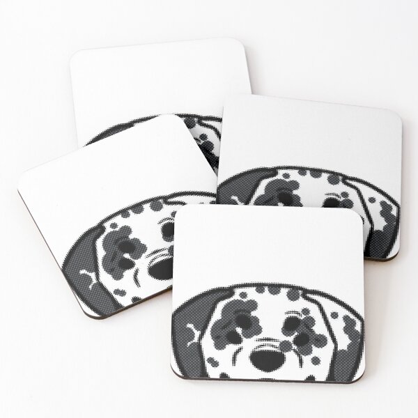 Item preview, Halftone Dalmatian Black V2 designed and sold by KodiakGoods.