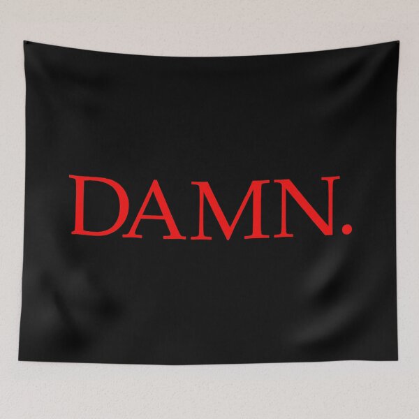 Item preview, DAMN. (Red Design - Black BG) designed and sold by FilipeFerreira.