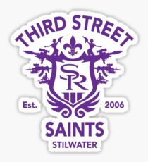 Saints Row 3 Tribute Emblem Purple Sticker