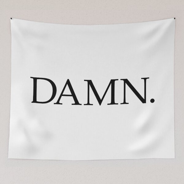 Item preview, DAMN. (Black Design) designed and sold by FilipeFerreira.