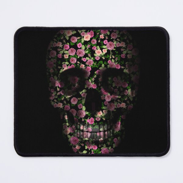 Item preview, SKULL FLOWERS PINK AND GREEN designed and sold by RonaldoMarques.