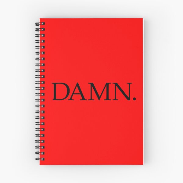 Item preview, DAMN. (Black Design - Red BG) designed and sold by FilipeFerreira.