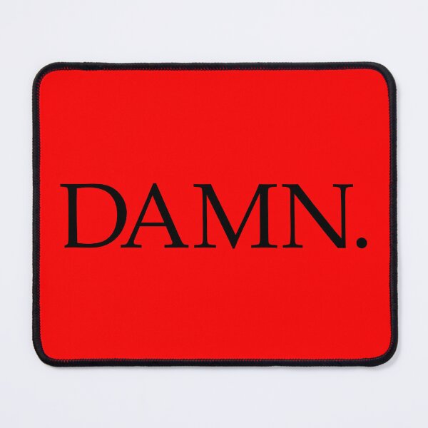 Item preview, DAMN. (Black Design - Red BG) designed and sold by FilipeFerreira.
