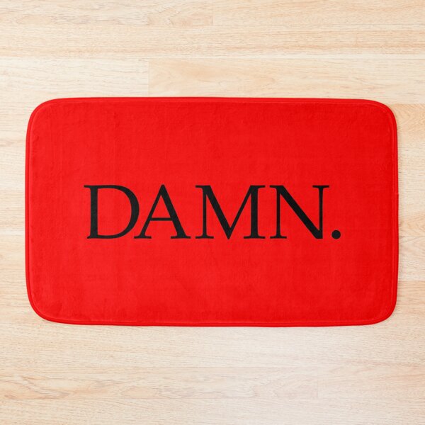 Item preview, DAMN. (Black Design - Red BG) designed and sold by FilipeFerreira.