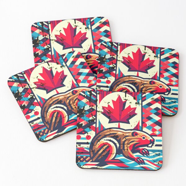 Item preview, Canadian flag and a beaver designed and sold by Kaigorshirts.