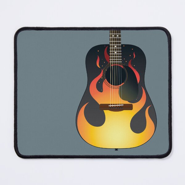 Item preview, Flame Acoustic Guitar designed and sold by dtkindling.
