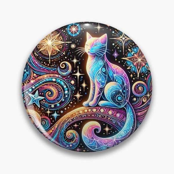 Item preview, Cosmic Cat Blacklight 4 designed and sold by artedamensagem.