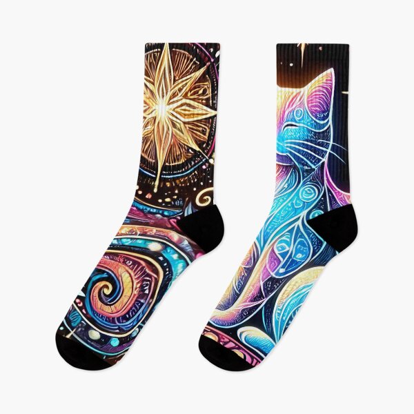 Item preview, Cosmic Cat Blacklight 4 designed and sold by artedamensagem.