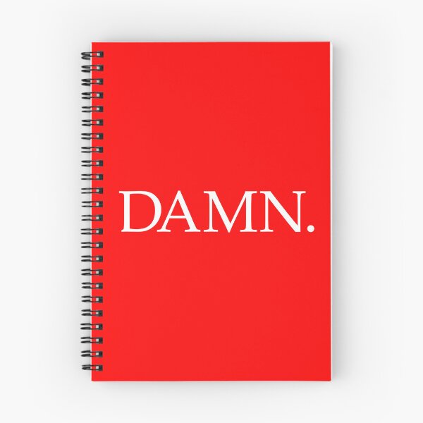 Item preview, DAMN. (White Design - Red BG) designed and sold by FilipeFerreira.