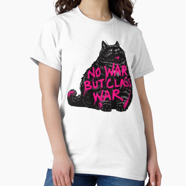 Artikel-Vorschau von Kein Krieg außer Klassenkampf Chonky Cat, designt und verkauft von KilkennyCat Art.