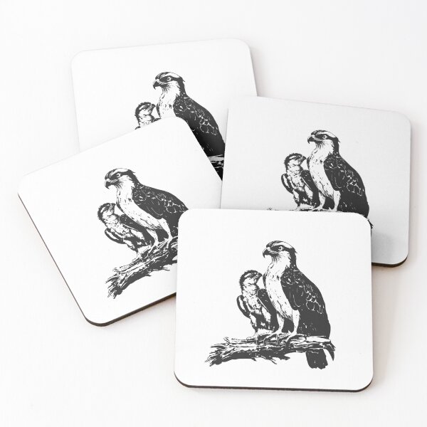 Item preview, Osprey Mom & Cub designed and sold by JollyCritters.