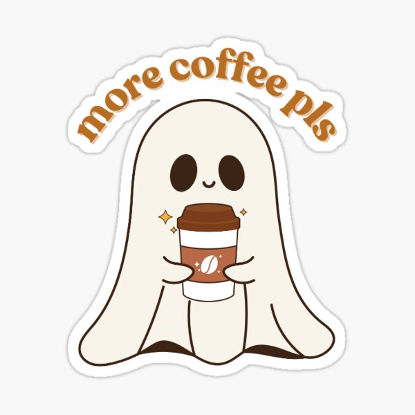 Item preview, ghost coffee designed and sold by ValsDigiArtCo.